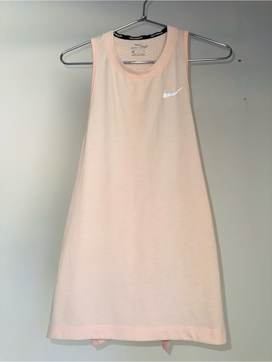Nike Tops - Nike Light Pink Women's Athletic Tank with White Swoosh